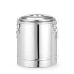 Hendi Isolierter tragbarer Behälter, Kitchen Line, 23L, Silber, ⌀350x(H)440mm