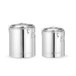 Hendi Isolierter tragbarer Behälter, Kitchen Line, 36L, Silber, ⌀400x(H)500mm – Bild 4