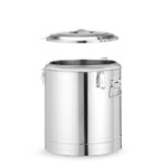 Hendi Isolierter tragbarer Behälter, Kitchen Line, 36L, Silber, ⌀400x(H)500mm – Bild 3