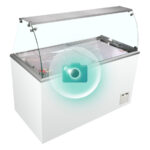 Tefcold Speiseeisvitrine IDA300-W1+, Weiß, RAL 9010, EEK D