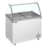 Tefcold Speiseeisvitrine NIC302SC-SO, Weiß, EEK D – Bild 2