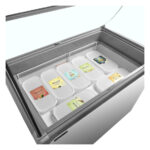 Tefcold Speiseeisvitrine NIC302SC-SO, Weiß, EEK D – Bild 3
