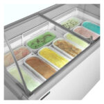 Tefcold Speiseeisvitrine NIC402SC-SO, Weiß, EEK D – Bild 2