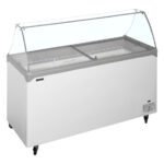Tefcold Speiseeisvitrine NIC502SC-SO, Weiß, EEK D