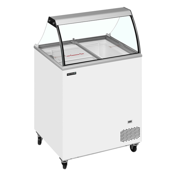 71495-IC202SC-SO.jpg Tefcold Speiseeisvitrine IC202SC-SO, Weiß, EEK D – Bild 1