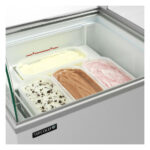 Tefcold Speiseeisvitrine IC202SCE-SO, Weiß, EEK D – Bild 3