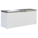 Combisteel Tiefkühltruhe Edelstahl Deckel 635 L