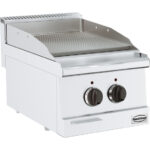 Combisteel Base 600 El. Grillplatte Gerillt