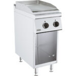 Combisteel Base 700 El. Grillplatte Gerillt – Breite 400 – Art.-Nr.: 7178.0465