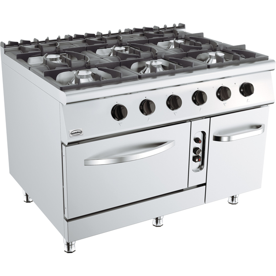 7178_3025-15409.jpg Combisteel Base 900 Gasherd 6 Br. mit Gasbackofen – Bild 1