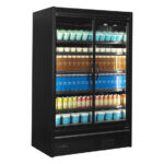 Tefcold Supermarkt-Multideck-Kühlschrank MDCB1250HB, Schwarz RAL9005, EEK B – Bild 2