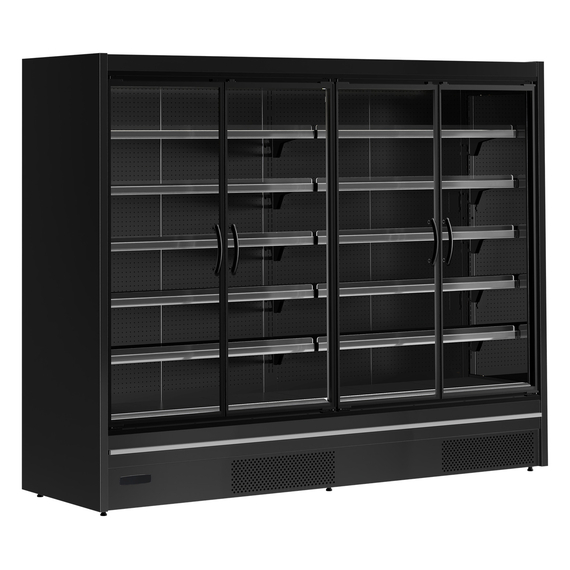 71839-MDCB2500HB.jpg Tefcold Supermarkt-Multideck-Kühlschrank MDCB2500HB, Schwarz RAL9005, EEK B – Bild 1