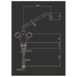 Combisteel Misch Auslegerzapfen mit 1 Loch – Bild 2