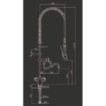 Combisteel Vorspüldusche mit 1-Loch – Art.-Nr.: 7212.0030 – Bild 2