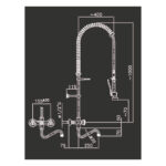 Combisteel Wandspüldusche – Bild 2