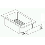 Combisteel Elektrofriteusen 1X10 L – Breite 400 – Art.-Nr.: 7266.0070