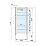 Combisteel Tiefkühlschrank Glastür Marin Statischer – Bild 2