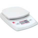 Portable Küchenwaage Kapazität 0,62 kg, Teilung 0,1 g, Abmessung 144 x 205 x 41 mm mm (BxTxH)