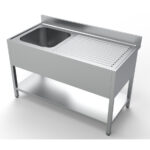 Combisteel 700 Spültisch Grundboden 1 Links 1400