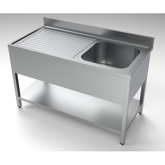 7333_0845-15769.jpg Combisteel 700 Spültisch Grundboden 1 Rechts 1400 – Bild 1