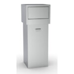 Combisteel Edelstahl Mülleimer 80L