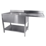 Combisteel 700 Spültisch Grundboden Spülmaschine Demontabel 2 Links 1600