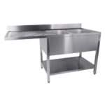 Combisteel 700 Spültisch Grundboden Spülmaschine Selbstmontage 2 Rechts 1600