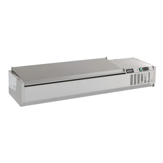 7450_0031-6317.jpg Combisteel Aufsatzvitrine Edelstahl Deckel 1/3 Gn X 5 – Bild 1