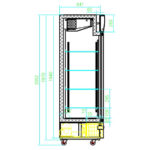 Combisteel Kühlschrank 2 Glastüren – Bild 2