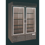 Combisteel Tiefkühlschrank 2 Glastüren – Breite 1370 – Art.-Nr.: 7450.0157
