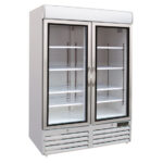 Combisteel Tiefkühlschrank 2 Glastüren – Breite 1370 – Art.-Nr.: 7450.0159