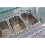 Combisteel Compact Line Pizzatisch mit Glas 3 Türen – Bild 5