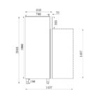 Combisteel Standard Line Tiefkuhlschrank Edelstahl+Alu 600 Ltr Statisch – Bild 4