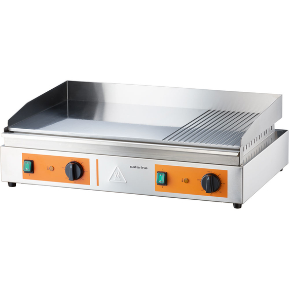 745104V01_MAIN_PRODUCT_PHOTO_Mf27L2WopVbp.jpg Griddleplatte CATERINA, 720x460x240 mm, 2/3 glatt und 1/3 gerillt, 3,5 kW 230 V – Bild 1