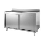 Combisteel 600 Arbeitstisch Schiebetüren Aufkantung 1200 – Breite 1200 – Art.-Nr.: 7452.3055