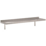 Combisteel 300 Edelstahl Wandborde 1000 Inkl. Konsoles – Breite 1000 – Art.-Nr.: 7455.0625