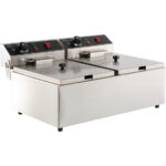 Combisteel Elektro Tischfriteuse 2X6 L