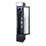 Combisteel Kühlschrank Glastür Schmall Schwarz – Bild 4