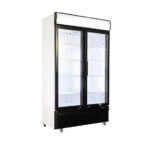 Combisteel Kühlschrank 2 Glastüren Bez-780 Gd