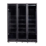 Combisteel Kühlschrank 3 Glastüren Schwarz Nap-1200 Ht - mit Türheizung – Bild 3