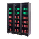 Combisteel Kühlschrank 3 Glastüren Schwarz Nap-1200 Ht - mit Türheizung – Bild 8