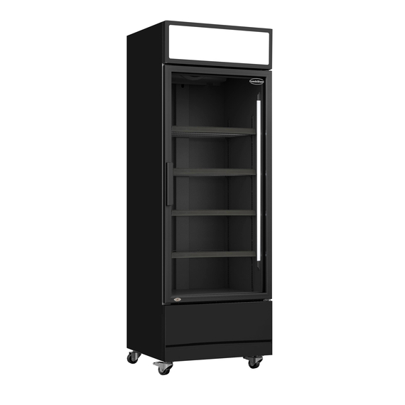 7455_2104_flat_canopy.jpg Combisteel Kühlschrank Glastür Fcu-370 Bl – Bild 1