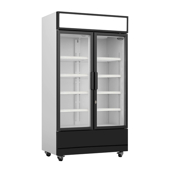 7455_2105_flat_canopy.jpg Combisteel Kühlschrank 2 Glastüren Fcu-750 – Bild 1