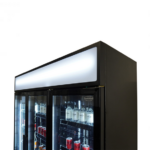 Combisteel Kühlschrank 3 Glastüren Schwarz Fcu-1200 Bl – Bild 8