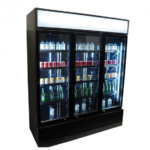 Combisteel Kühlschrank 3 Glastüren Schwarz Fcu-1200 Bl – Bild 6