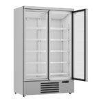 Combisteel Kühlschrank 2 Glastüren Jde-1000R – Bild 2