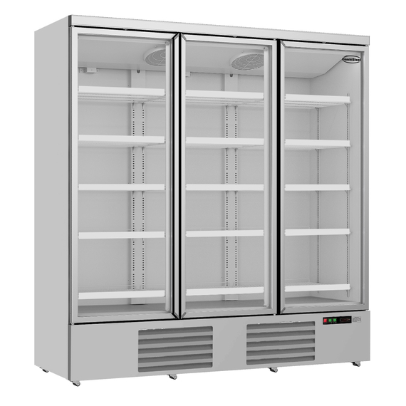 7455_2205_new_front_panel.jpg Combisteel Kühlschrank 3 Glastüren Jde-1530R – Bild 1