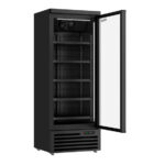 Combisteel Tiefkühlschrank 1 Glastür Schwarz Jde-600F Bl – Bild 2