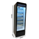 Combisteel Kühlschrank 1 Glastür Pib-280R – Bild 6
