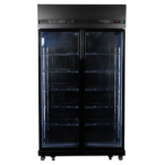Combisteel Kühlschrank 2 Glastüren Schwarz Irm-770 Bl – Bild 5